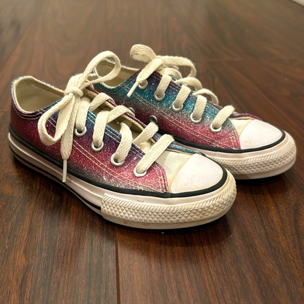 Converse All Star girls rainbow sneakers
